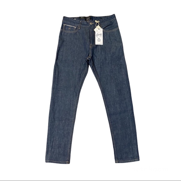 SOLD! New SCOTCH & SODA Men’s Lot 22 Dean Raw Italian Selvedge Loose Tapered Fit - Picture 2 of 14